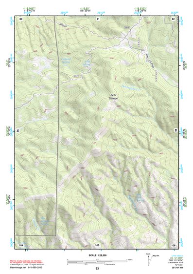 35118NW Page 93 Isabella Lake Topo Preview 1