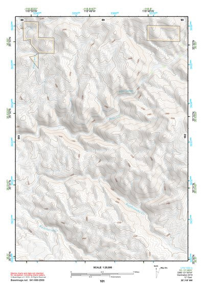 35118NW Page 101 Isabella Lake Topo Preview 1