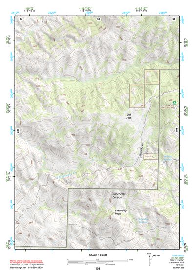 35118NW Page 103 Isabella Lake Topo Preview 1