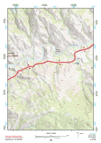 35118NW Page 105 Isabella Lake Topo Preview 1