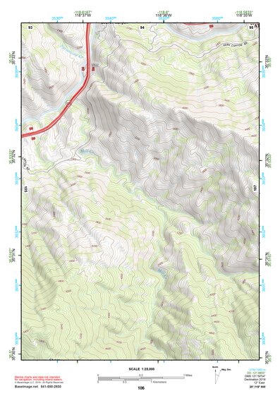 35118NW Page 106 Isabella Lake Topo Preview 1