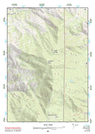 35118NW Page 107 Isabella Lake Topo Preview 1