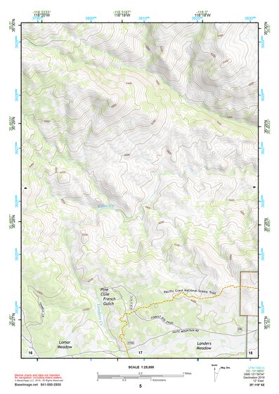 35118SE Page 5 Tehachapi Topo Preview 1