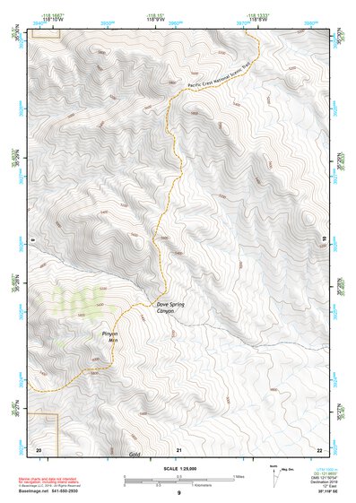 35118SE Page 9 Tehachapi Topo Preview 1