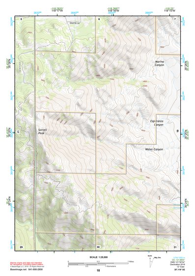 35118SE Page 18 Tehachapi Topo Preview 1