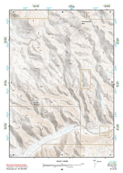 35118SE Page 58 Tehachapi Topo Preview 1