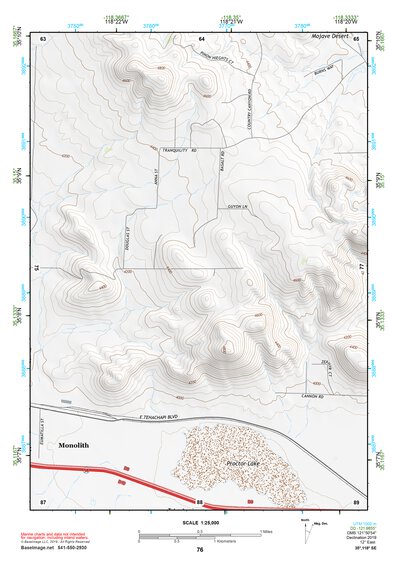 35118SE Page 76 Tehachapi Topo Preview 1