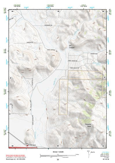 35118SE Page 77 Tehachapi Topo Preview 1