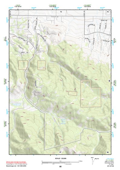 35118SE Page 85 Tehachapi Topo Preview 1