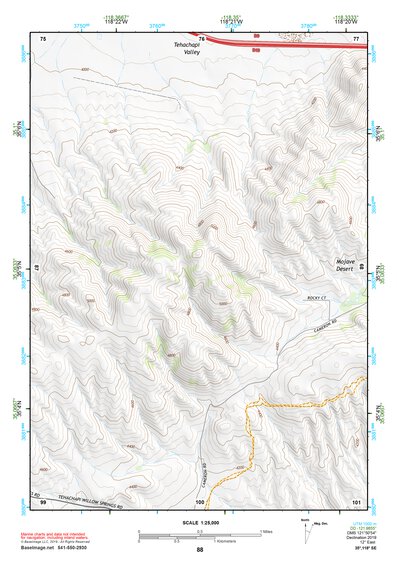 35118SE Page 88 Tehachapi Topo Preview 1
