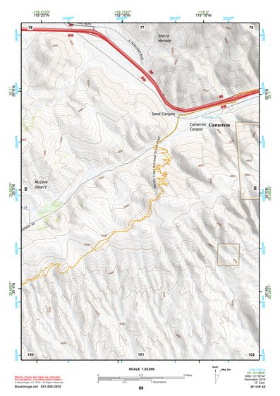 35118SE Page 89 Tehachapi Topo Preview 1