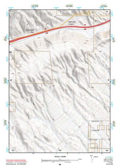 35118SE Page 90 Tehachapi Topo Preview 1