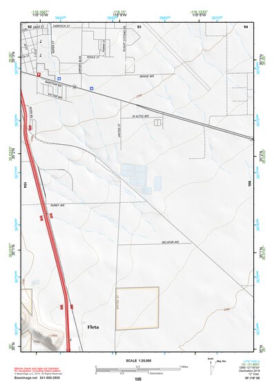 35118SE Page 105 Tehachapi Topo Preview 1