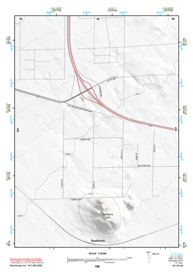 35118SE Page 106 Tehachapi Topo Preview 1