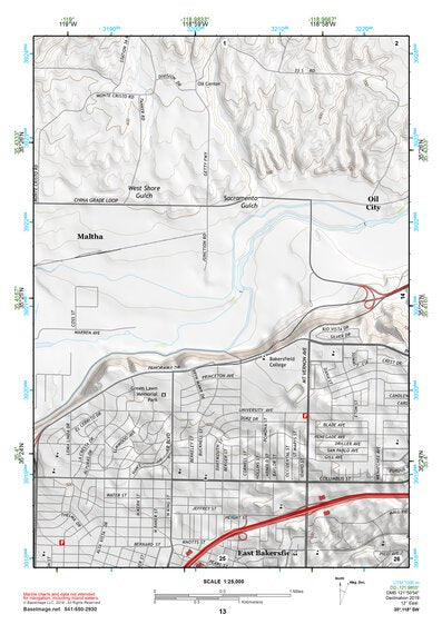 35118SW Page 13 Tehachapi Topo Preview 1