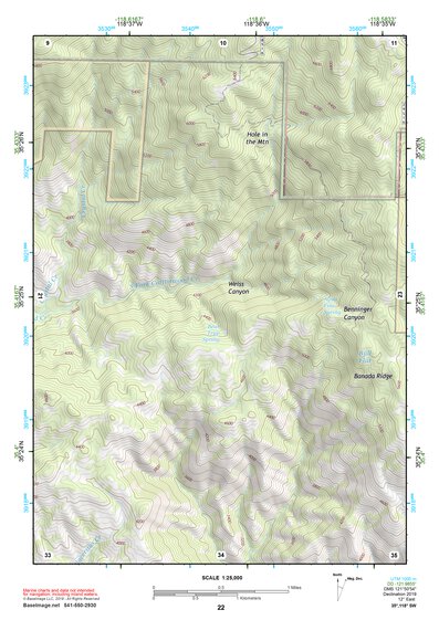 35118SW Page 22 Tehachapi Topo Preview 1