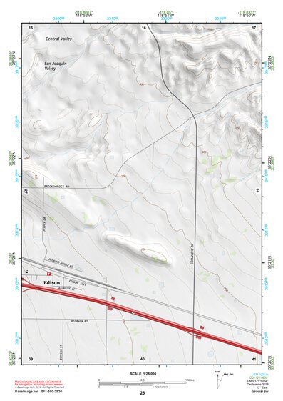 35118SW Page 28 Tehachapi Topo Preview 1