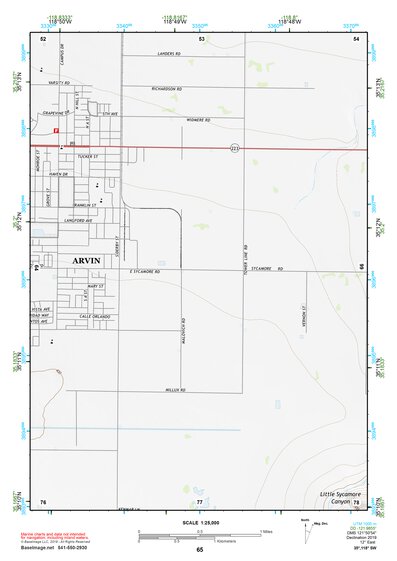 35118SW Page 65 Tehachapi Topo Preview 1