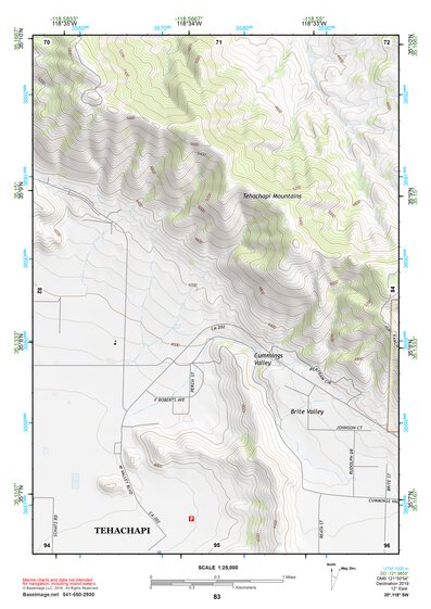 35118SW Page 83 Tehachapi Topo Preview 1