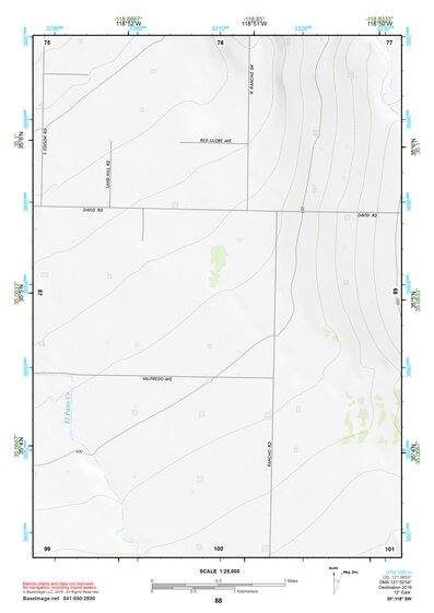 35118SW Page 88 Tehachapi Topo Preview 1