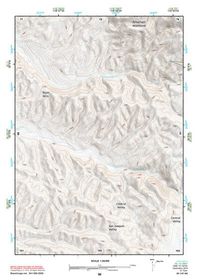35118SW Page 90 Tehachapi Topo Preview 1