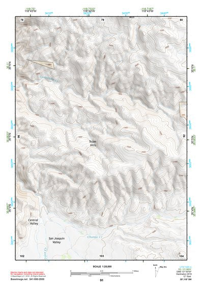 35118SW Page 91 Tehachapi Topo Preview 1