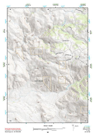 35118SW Page 92 Tehachapi Topo Preview 1