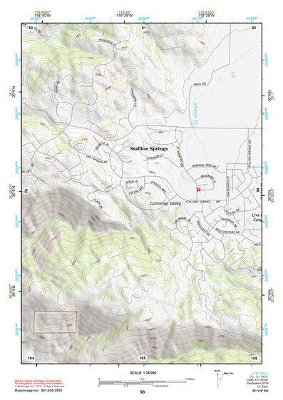 35118SW Page 93 Tehachapi Topo Preview 1