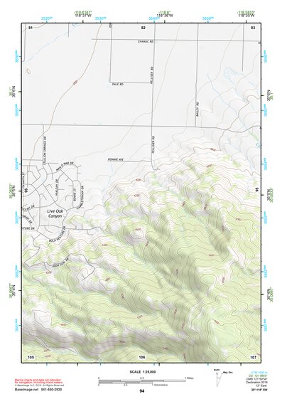 35118SW Page 94 Tehachapi Topo Preview 1
