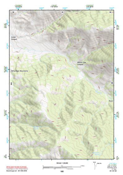 35118SW Page 105 Tehachapi Topo Preview 1
