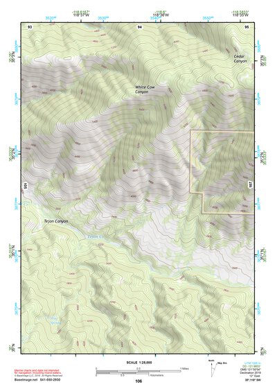 35118SW Page 106 Tehachapi Topo Preview 1