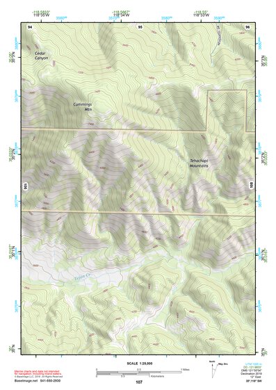 35118SW Page 107 Tehachapi Topo Preview 1