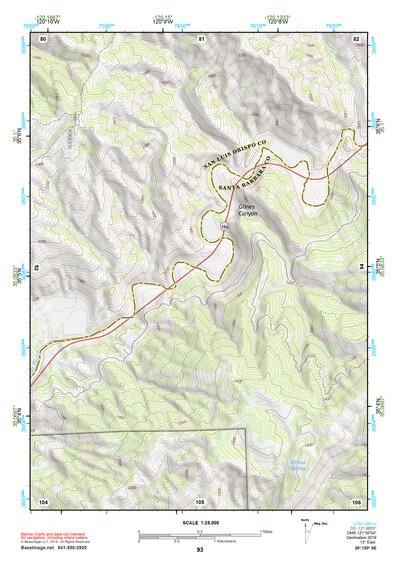 35120SE Page 93 San Luis Obispo Topo Preview 1