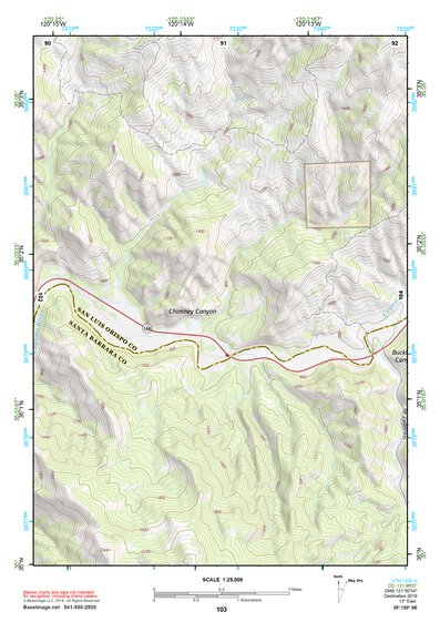 35120SE Page 103 San Luis Obispo Topo Preview 1
