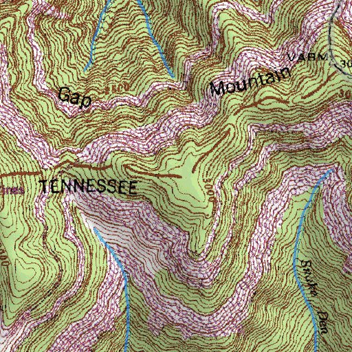 Oak Ridge Draw Hunt Map (36084a1) Page 064 Oak Ridge Map by BaseImage Publishing | Avenza Maps