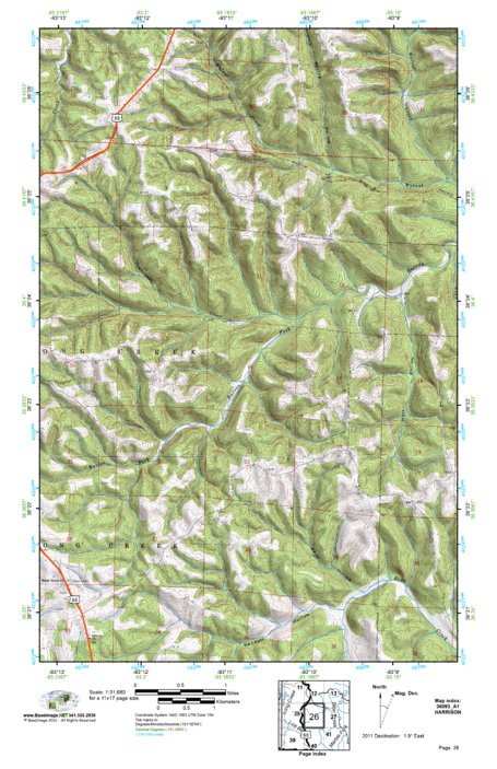 (36093a1) Page 026 Harrison Map by BaseImage Publishing | Avenza Maps
