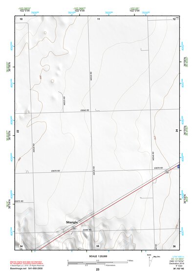 36102NE Page 23 Boise City Topo Preview 1