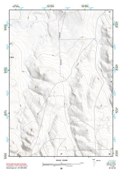 36102NE Page 25 Boise City Topo Preview 1