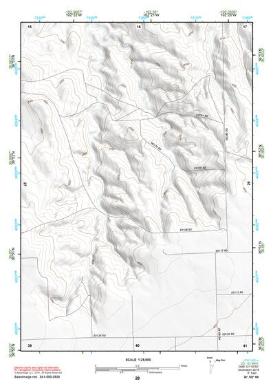 36102NE Page 28 Boise City Topo Preview 1