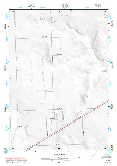 36102NE Page 32 Boise City Topo Preview 1