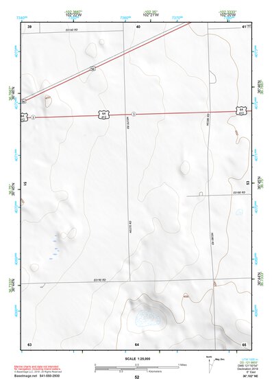 36102NE Page 52 Boise City Topo Preview 1