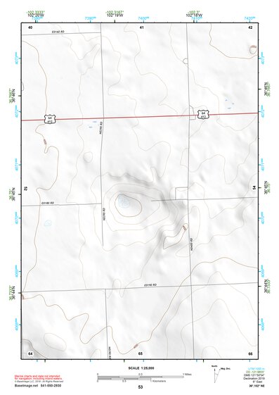 36102NE Page 53 Boise City Topo Preview 1