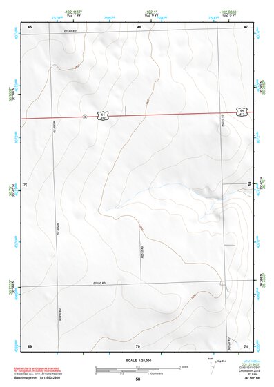 36102NE Page 58 Boise City Topo Preview 1