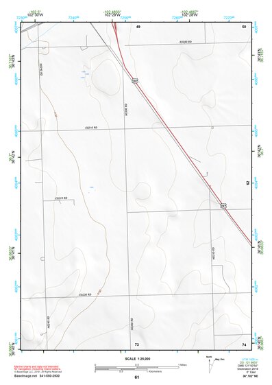 36102NE Page 61 Boise City Topo Preview 1