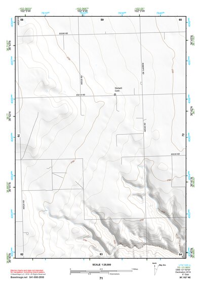 36102NE Page 71 Boise City Topo Preview 1