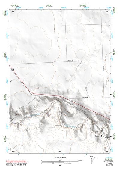 36102NE Page 75 Boise City Topo Preview 1