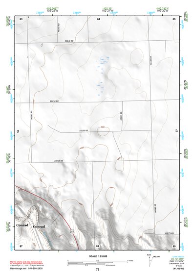 36102NE Page 76 Boise City Topo Preview 1