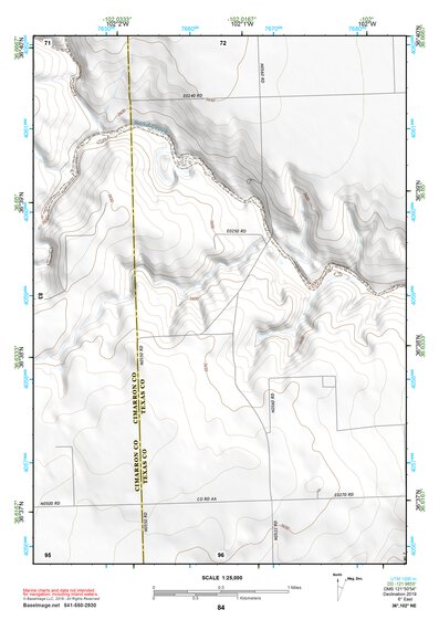 36102NE Page 84 Boise City Topo Preview 1