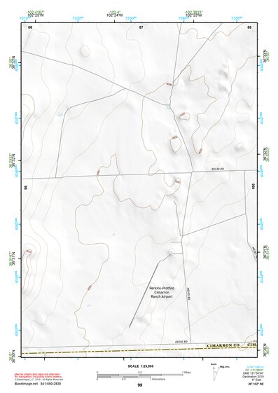 36102NE Page 99 Boise City Topo Preview 1