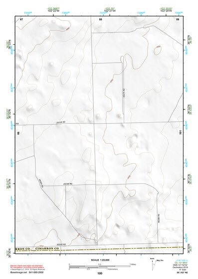 36102NE Page 100 Boise City Topo Preview 1